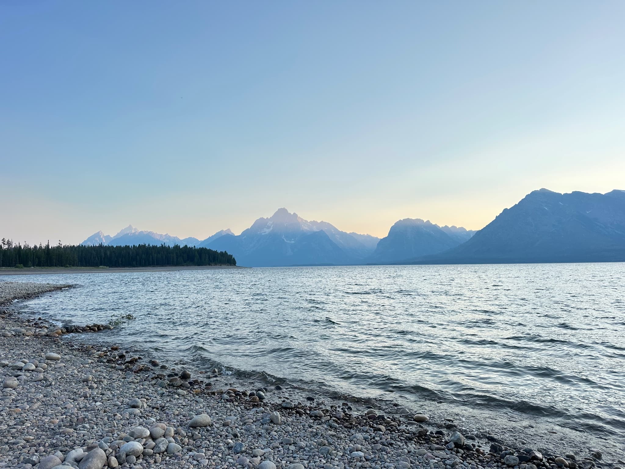 Photo from Gina's swim at Grand Teton National Park